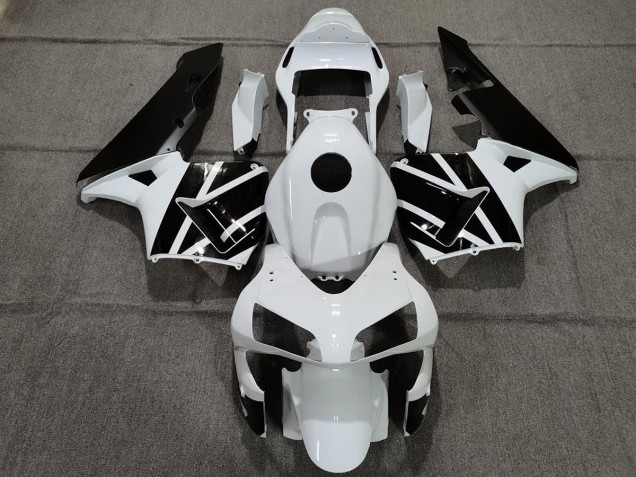 Bianco Perla & Nero 03-04 Honda CBR600RR Carene Moto Bianco Perla & Nero 03-04 Honda CBR600RR Carene Moto