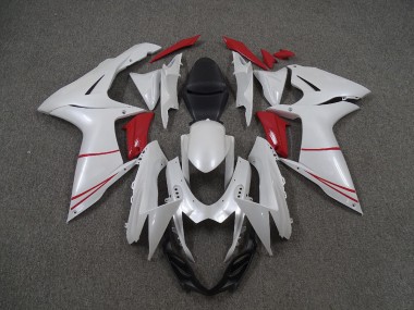 Bianco Perla & Rosso 11-24 Suzuki GSXR 600-750 Carene Moto