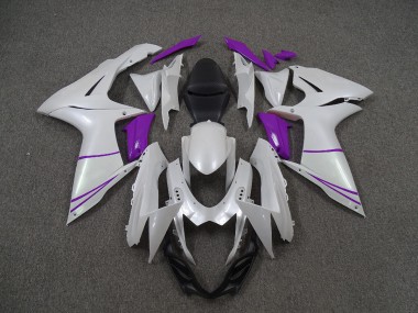 Bianco Perla & Viola 11-24 Suzuki GSXR 600-750 Carene Moto