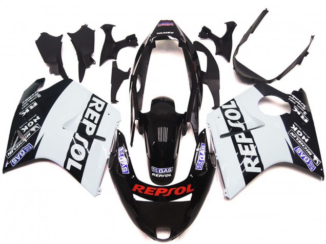 Bianco Repsol Lucido 96-07 Honda CBR1100XX Carene Moto Bianco Repsol Lucido 96-07 Honda CBR1100XX Carene Moto