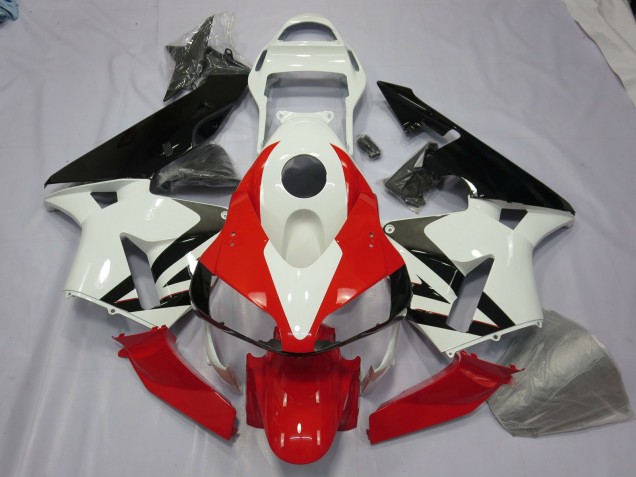 Bianco Rosso & Nero 03-04 Honda CBR600RR Carene Moto Bianco Rosso & Nero 03-04 Honda CBR600RR Carene Moto