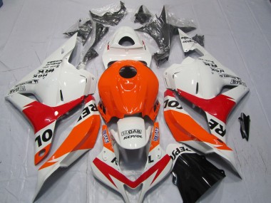Bianco & Rosso Repsol 09-12 Honda CBR600RR Carene Moto