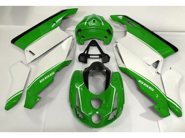 Bianco Verde & Nero 03-04 Ducati 749 999 Carene Moto