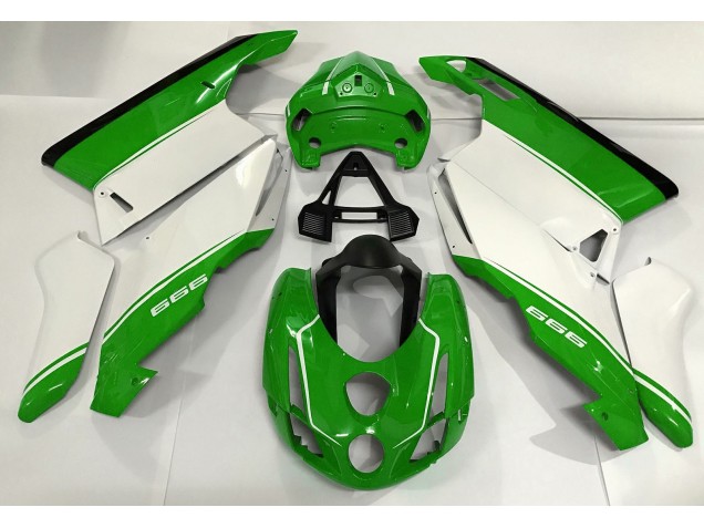 Bianco Verde & Nero 03-04 Ducati 749 999 Carene Moto Bianco Verde & Nero 03-04 Ducati 749 999 Carene Moto