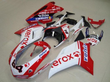 Bianco Xerox 07-14 Ducati 848 1098 1198 Carene Moto