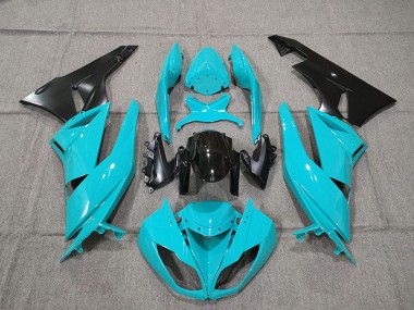 Blu 09-12 Kawasaki ZX6R Carene Moto