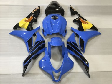 Blu & Arancione Toro 07-08 Honda CBR600RR Carene Moto
