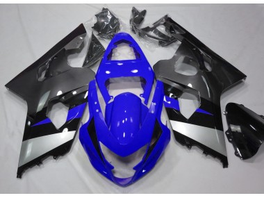 Blu & Argento 04-05 Suzuki GSXR 600-750 Carene Moto