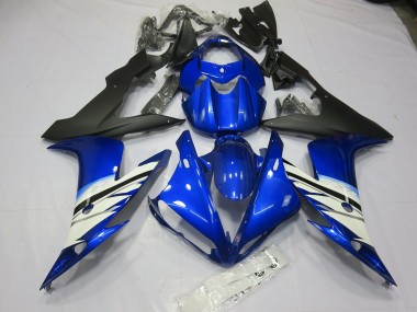 Blu & Bianco 04-06 Yamaha R1 Carene Moto