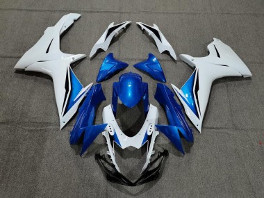 Blu & Bianco 11-24 Suzuki GSXR 600-750 Carene Moto
