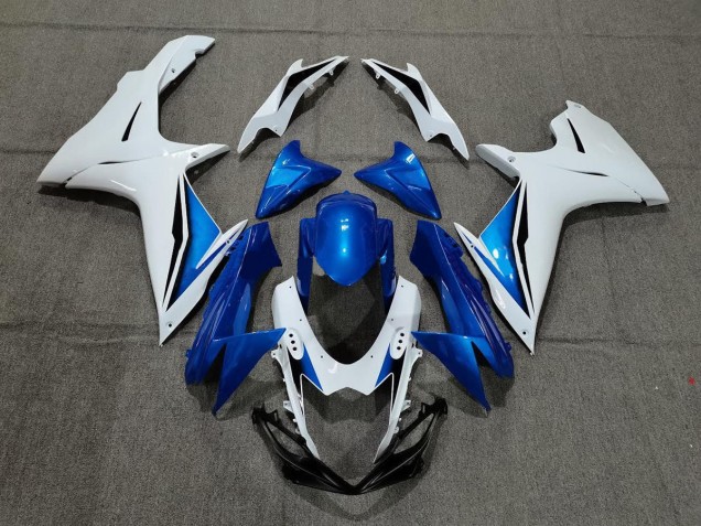 Blu & Bianco 11-24 Suzuki GSXR 600-750 Carene Moto Blu & Bianco 11-24 Suzuki GSXR 600-750 Carene Moto