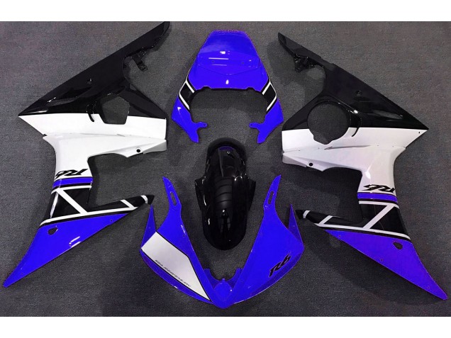 Blu Bianco & Nero 03-04 Yamaha R6 Carene Moto Blu Bianco & Nero 03-04 Yamaha R6 Carene Moto