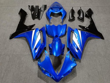 Blu Bianco & Nero 07-08 Yamaha R1 Carene Moto