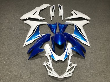 Blu Bianco Personalizzato 11-24 Suzuki GSXR 600-750 Carene Moto