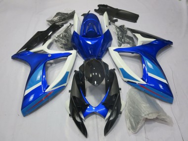 Blu Chiaro & Scuro 06-07 Suzuki GSXR 600-750 Carene Moto