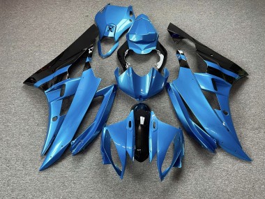 Blu Cielo & Nero 06-07 Yamaha R6 Carene Moto