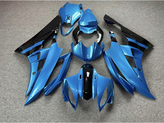 Blu Cielo & Nero 06-07 Yamaha R6 Carene Moto