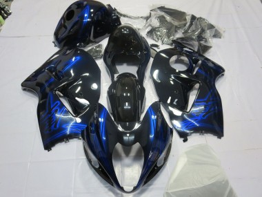 Blu Elettrico 97-07 Suzuki GSXR 1300 Carene Moto