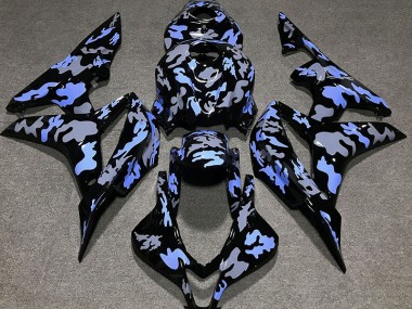 Blu & Grigio Mimetico 07-08 Honda CBR600RR Carene Moto