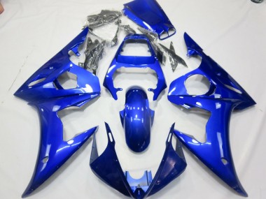 Blu Lucido 03-04 Yamaha R6 Carene Moto