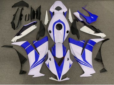 Blu Lucido & Bianco 12-16 Honda CBR1000RR Carene Moto