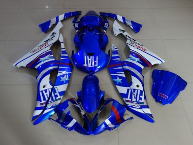 Blu Lucido Fiat 08-16 Yamaha R6 Carene Moto