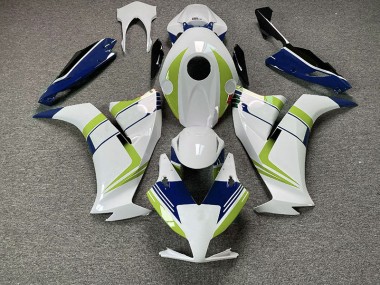 Blu Lucido & Giallo Ad Alta Visibilità 12-16 Honda CBR1000RR Carene Moto
