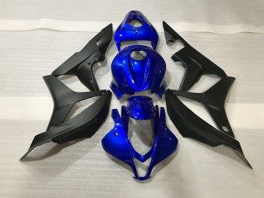 Blu Lucido & Lime 07-08 Honda CBR600RR Carene Moto