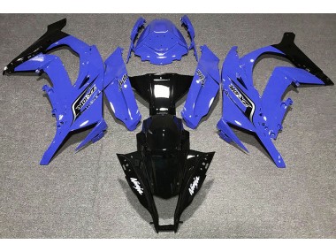 Blu Lucido & Loghi 11-15 Kawasaki ZX10R Carene Moto