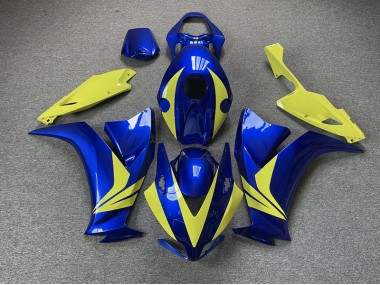 Blu Lucido & Marrone Chiaro Del Deserto 12-16 Honda CBR1000RR Carene Moto