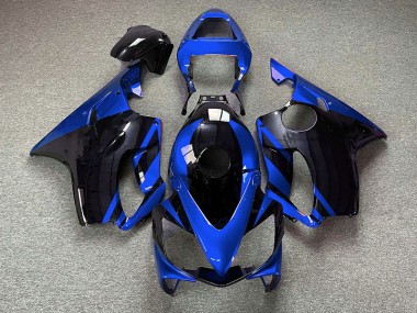 Blu Lucido & Nero 01-03 Honda CBR600 F4i Carene Moto