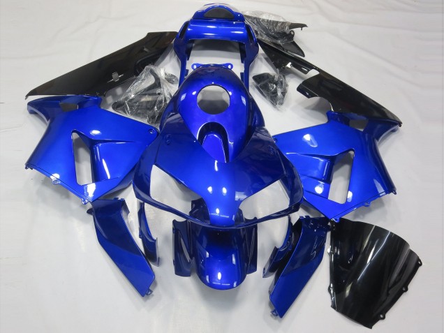 Blu Lucido & Nero 03-04 Honda CBR600RR Carene Moto Blu Lucido & Nero 03-04 Honda CBR600RR Carene Moto