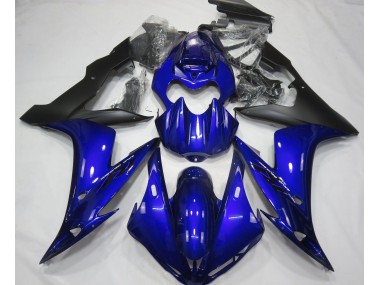 Blu Lucido & Nero 04-06 Yamaha R1 Carene Moto