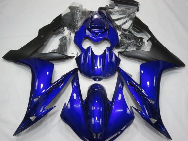 Blu Lucido & Nero 04-06 Yamaha R1 Carene Moto