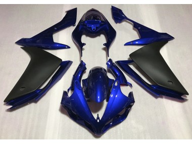 Blu Lucido & Nero 07-08 Yamaha R1 Carene Moto