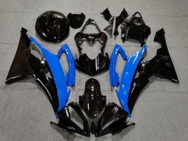 Blu Lucido & Nero 08-16 Yamaha R6 Carene Moto