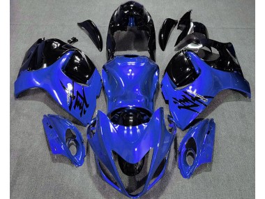 Blu Lucido & Nero 08-20 Suzuki GSXR 1300 Carene Moto