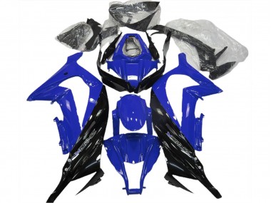 Blu Lucido & Nero 11-15 Kawasaki ZX10R Carene Moto