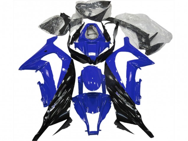 Blu Lucido & Nero 11-15 Kawasaki ZX10R Carene Moto Blu Lucido & Nero 11-15 Kawasaki ZX10R Carene Moto