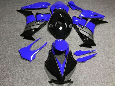 Blu Lucido Nero & Grigio 12-16 Honda CBR1000RR Carene Moto