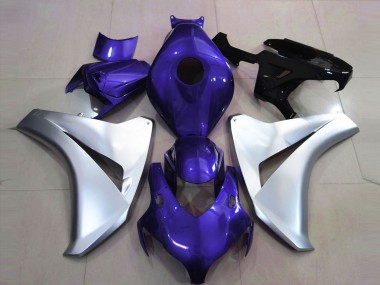 Blu Lucido & Rosso 08-11 Honda CBR1000RR Carene Moto