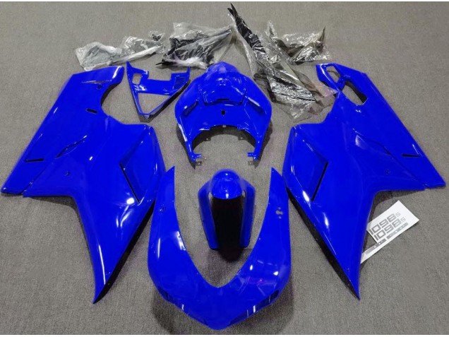 Blu Lucido Semplice 07-14 Ducati 848 1098 1198 Carene Moto Blu Lucido Semplice 07-14 Ducati 848 1098 1198 Carene Moto