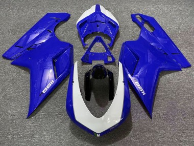 Blu Lucido Sp 07-14 Ducati 848 1098 1198 Carene Moto