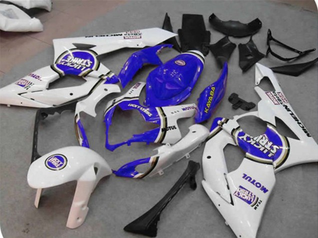 Blu Lucky Strike 05-06 Suzuki GSXR 1000 Carene Moto Blu Lucky Strike 05-06 Suzuki GSXR 1000 Carene Moto