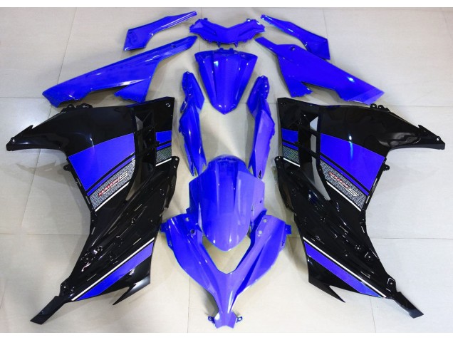 Blu Notte & Nero 13-18 Kawasaki Ninja 300 Carene Moto
