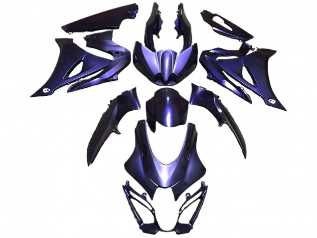 Blu Opaco 17-23 Suzuki GSXR 1000 Carene Moto