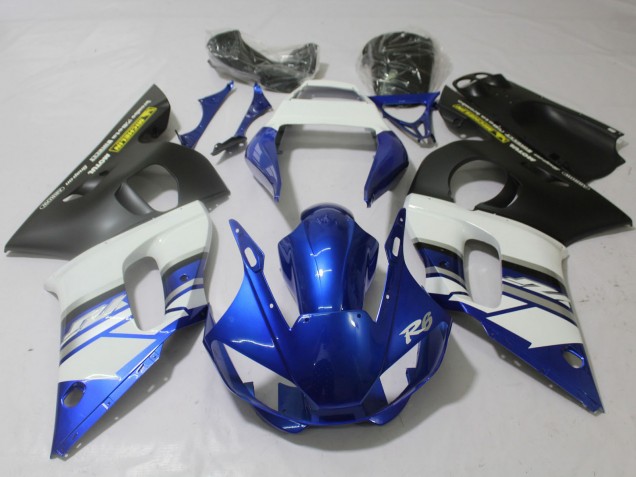 Blu & Opaco 98-02 Yamaha R6 Carene Moto
