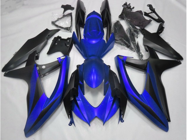 Blu Opaco Senza R 08-10 Suzuki GSXR 600-750 Carene Moto Blu Opaco Senza R 08-10 Suzuki GSXR 600-750 Carene Moto