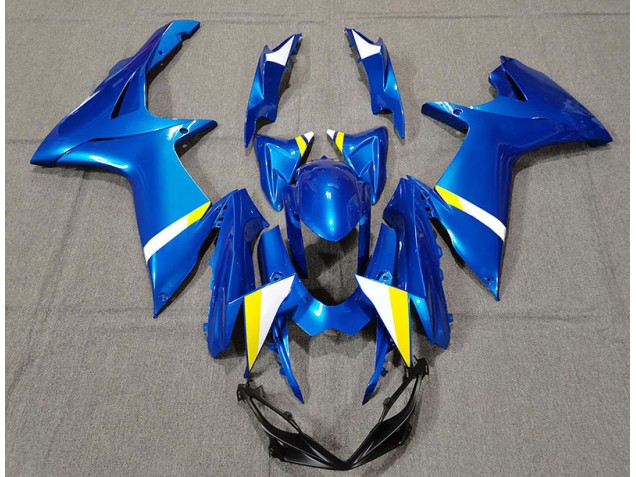 Blu Personalizzato 11-24 Suzuki GSXR 600-750 Carene Moto Blu Personalizzato 11-24 Suzuki GSXR 600-750 Carene Moto