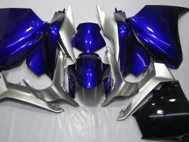 Blu Profondo & Argento 10-13 Honda VFR1200 Carene Moto